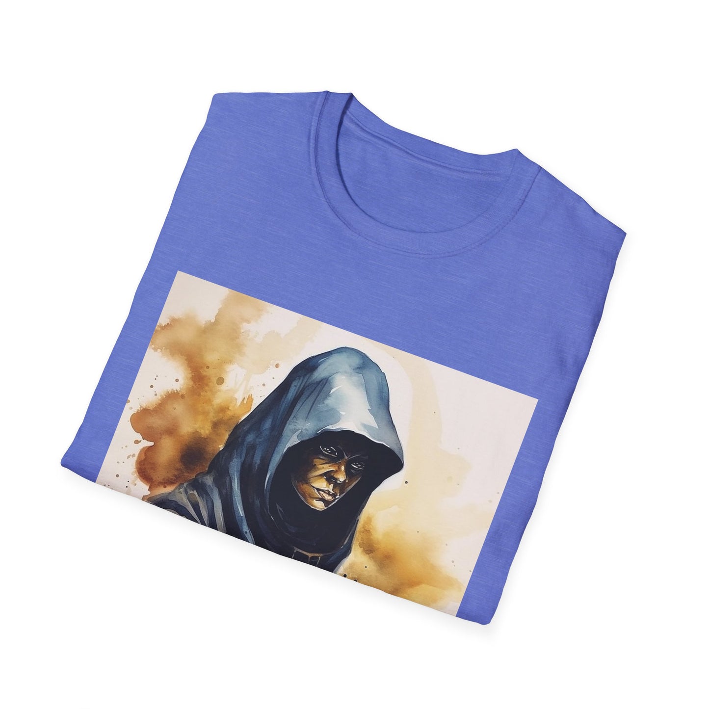 Hooded Figure- Women's Softstyle T-Shirt