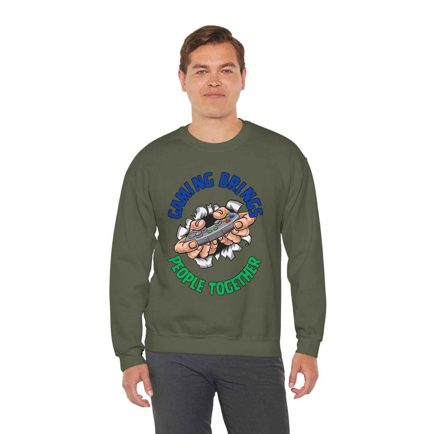 Gaming Brings People- Men's Sweatshirt