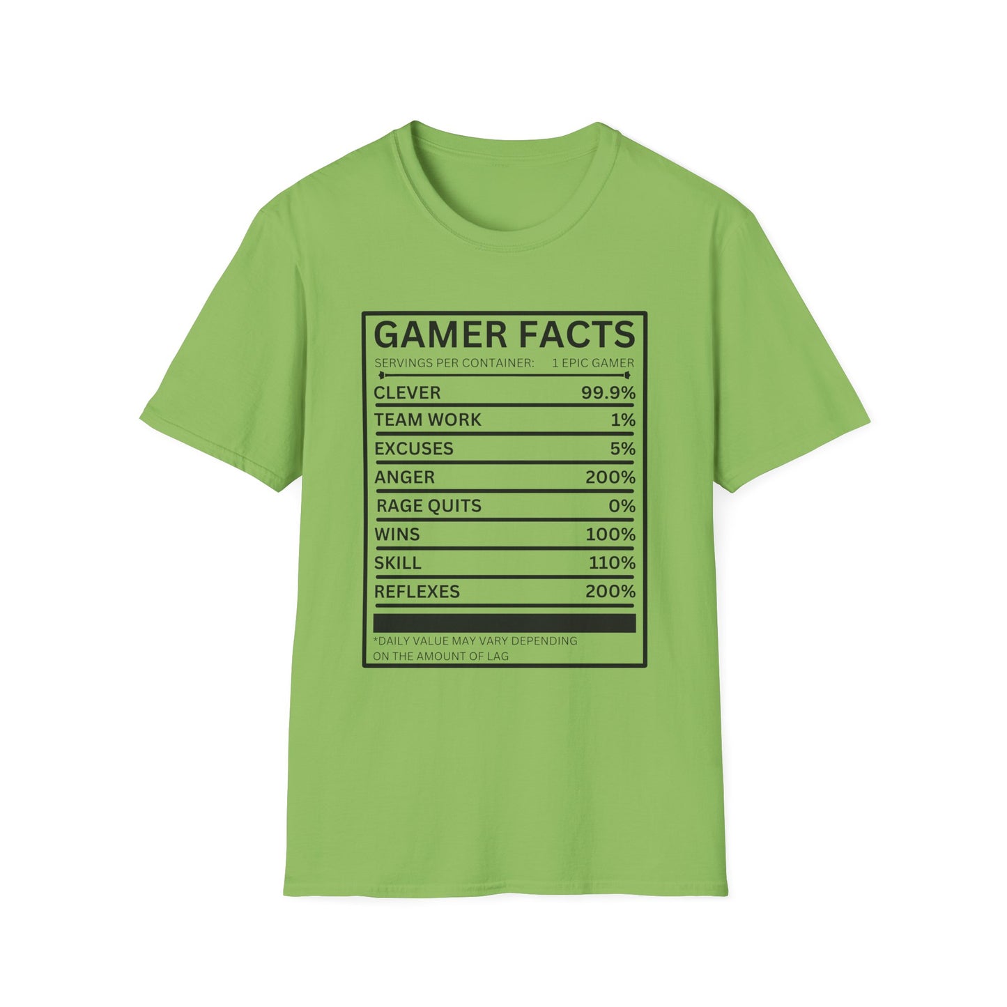 Gamer Facts- Men's Softstyle T-Shirt