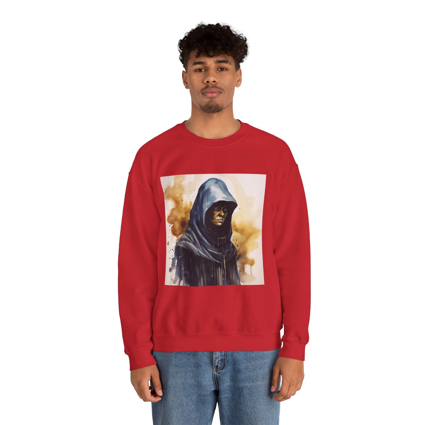 Hooded Figure- Men's Sweatshirt