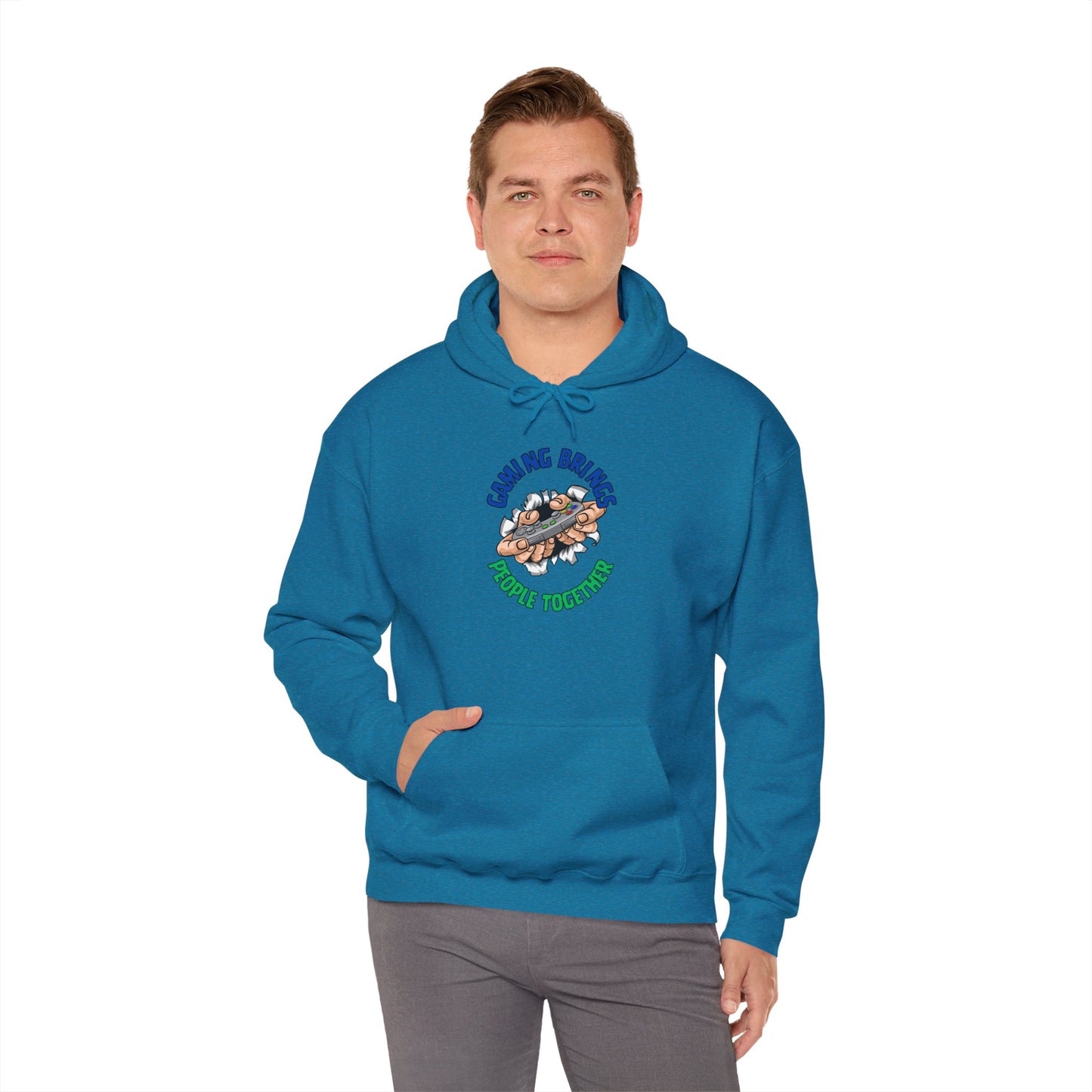 Gaming Brings- Men's Heavy Blend™ Hoodie