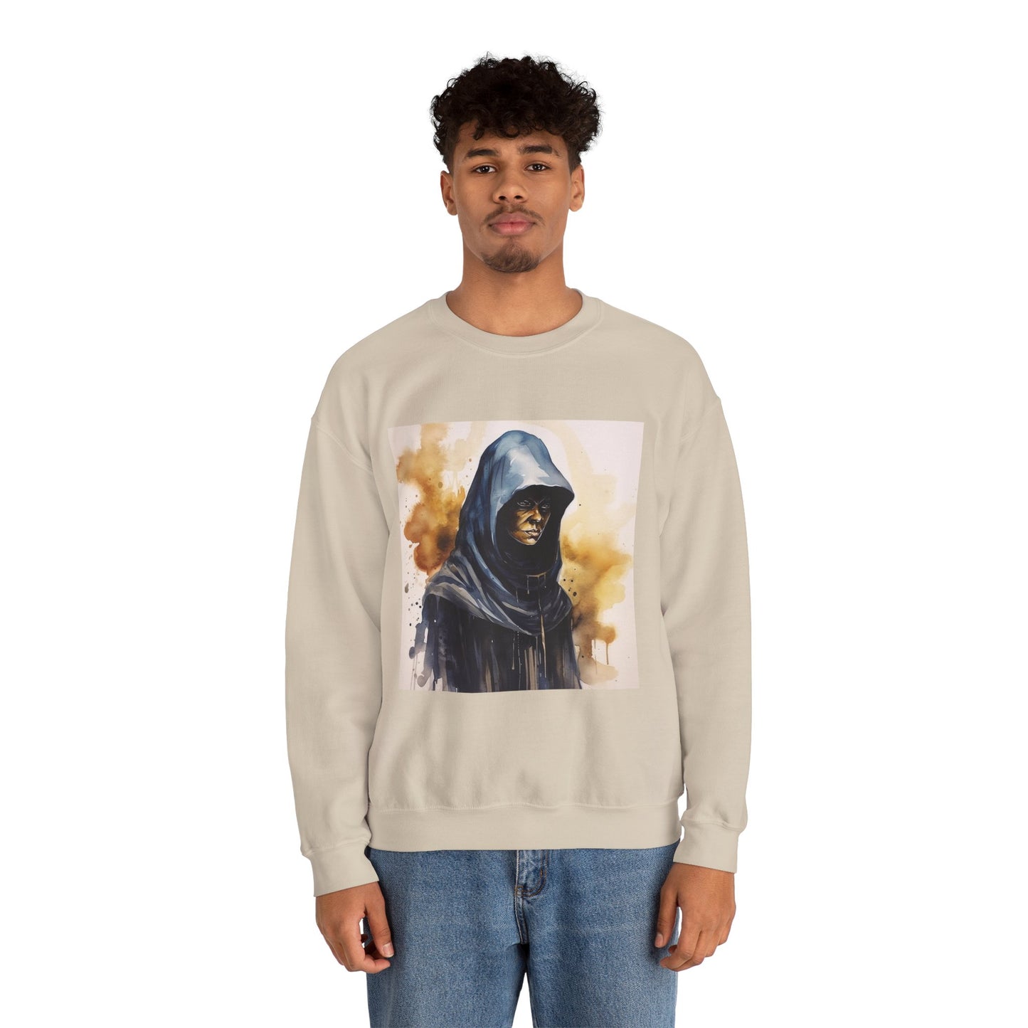 Hooded Figure- Men's Sweatshirt