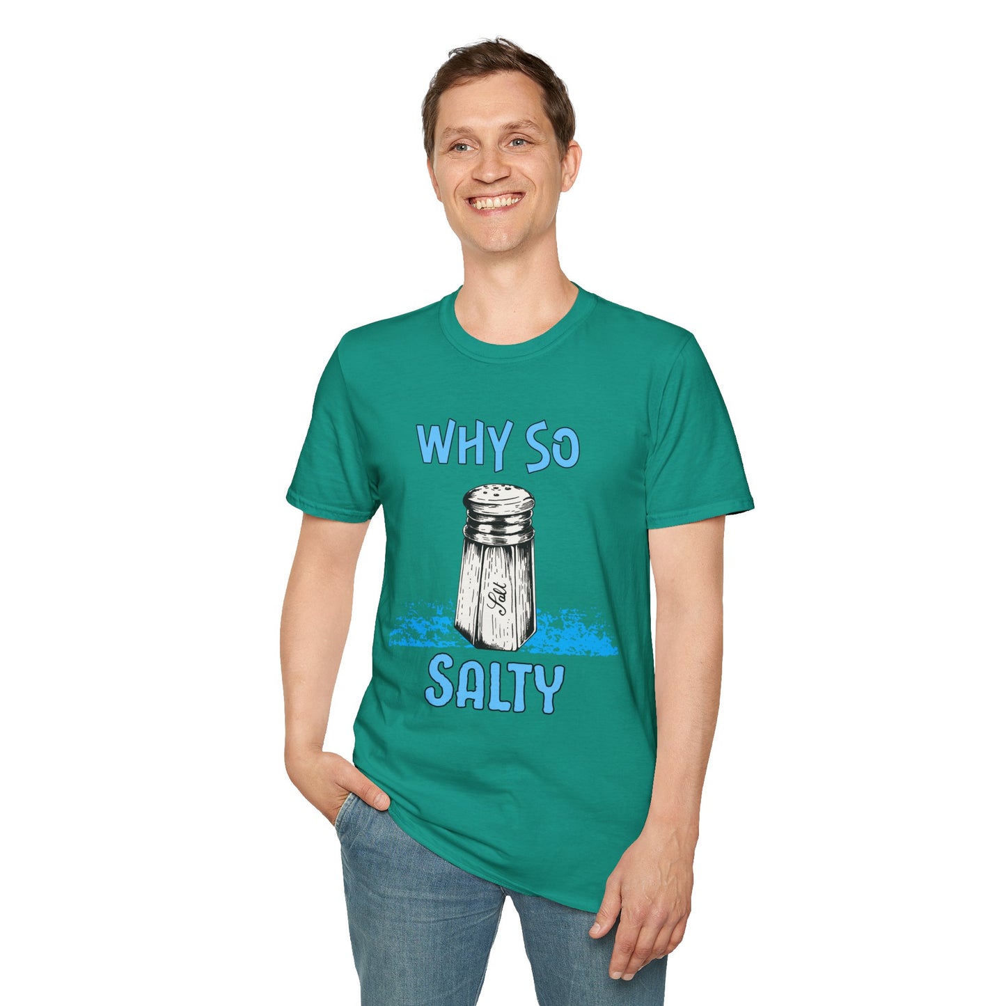 Why So Salty-  Men's Softstyle T-Shirt