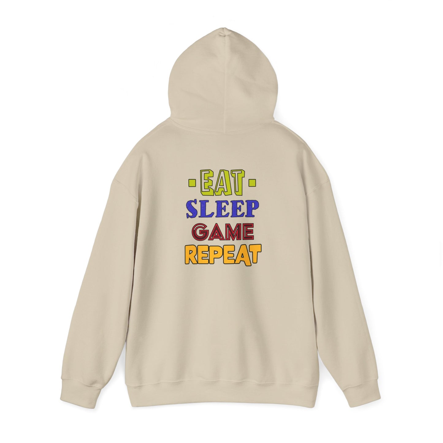 Eat Sleep Game Repeat- Men's Heavy Blend™ Hoodie