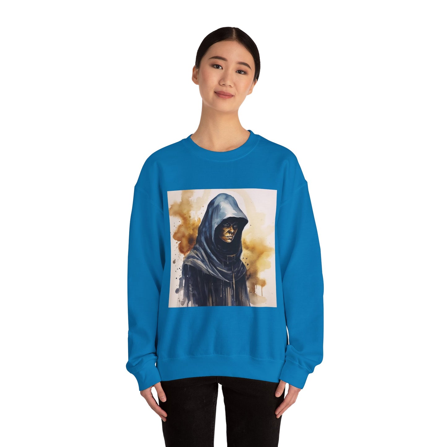 Hooded Figure- Women's Sweatshirt