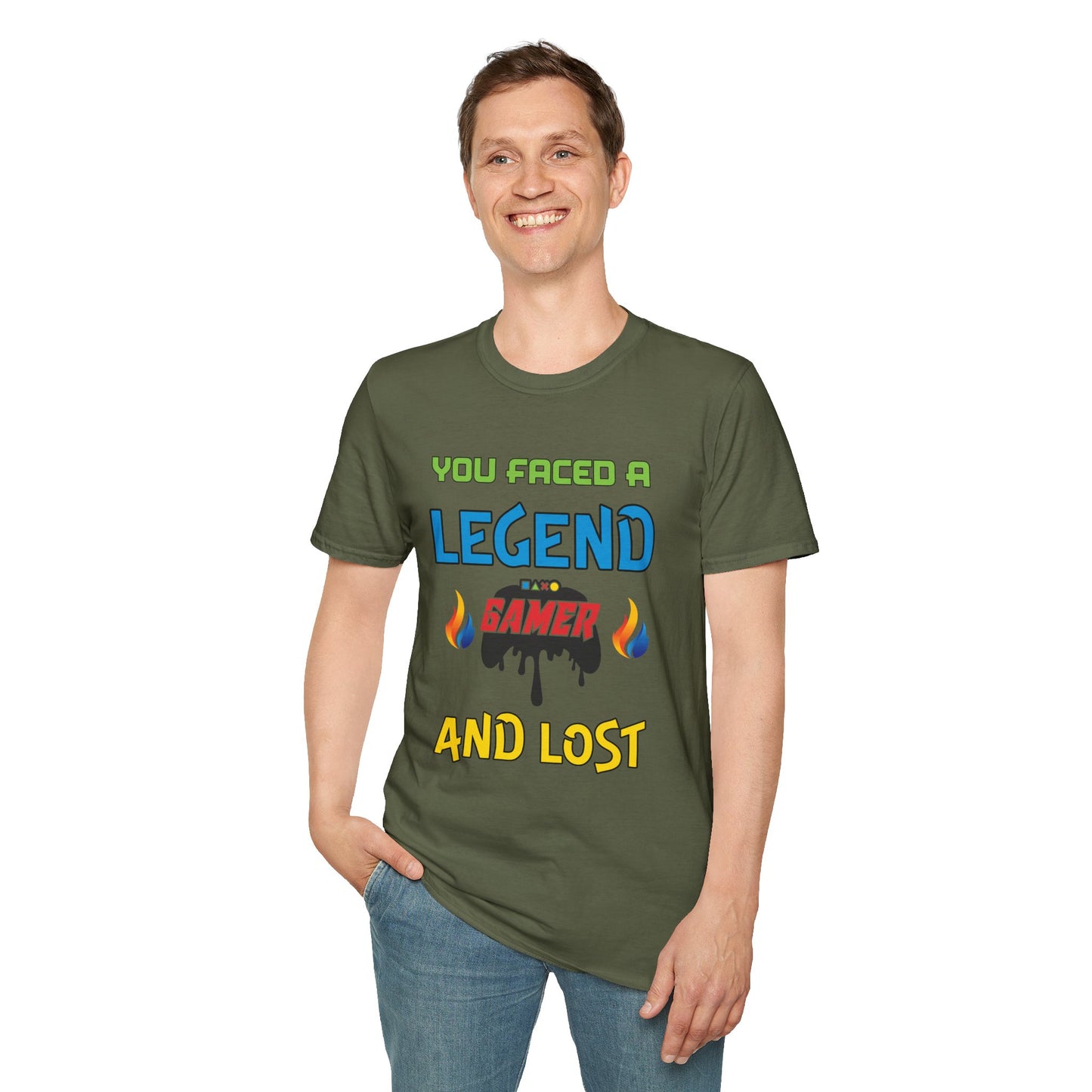 You Faced a Legend- Men's Softstyle T-Shirt