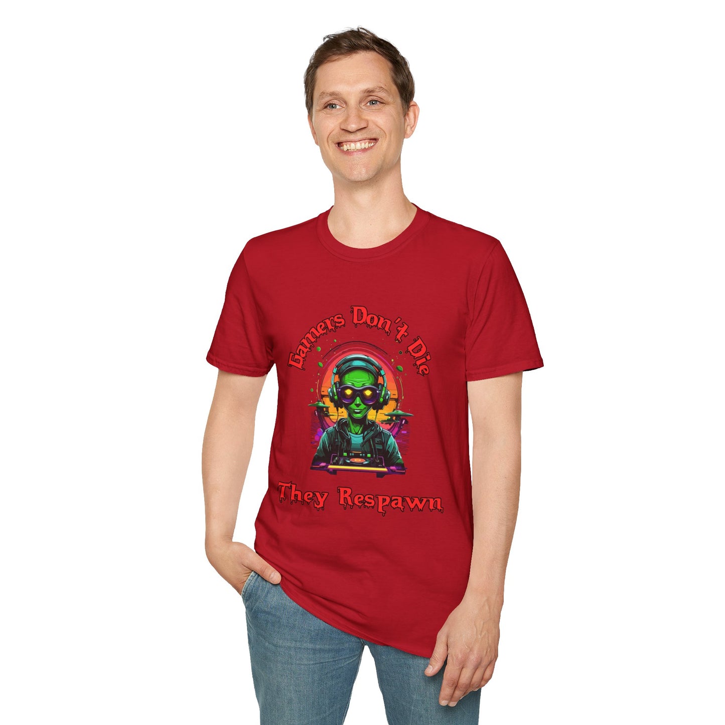 Gamer's Don't Die- Men's Softstyle T-Shirt