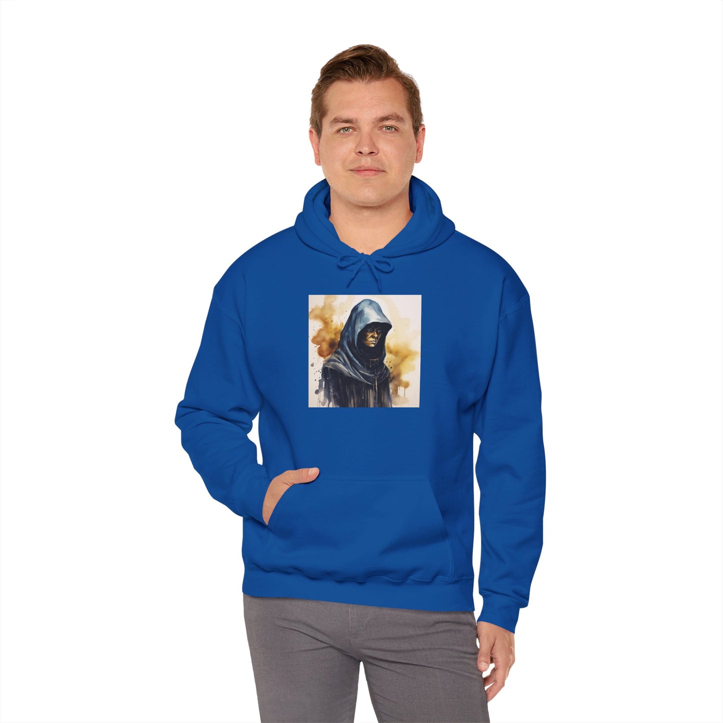 Hooded Figure- Men's Heavy Blend™ Hoodie