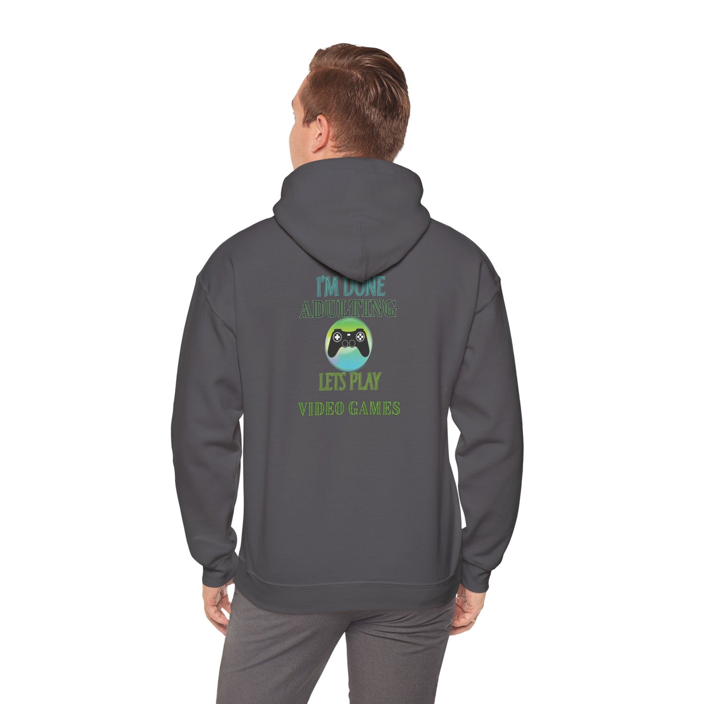 I'm Done Adulting- Men's Heavy Blend™ Hoodie