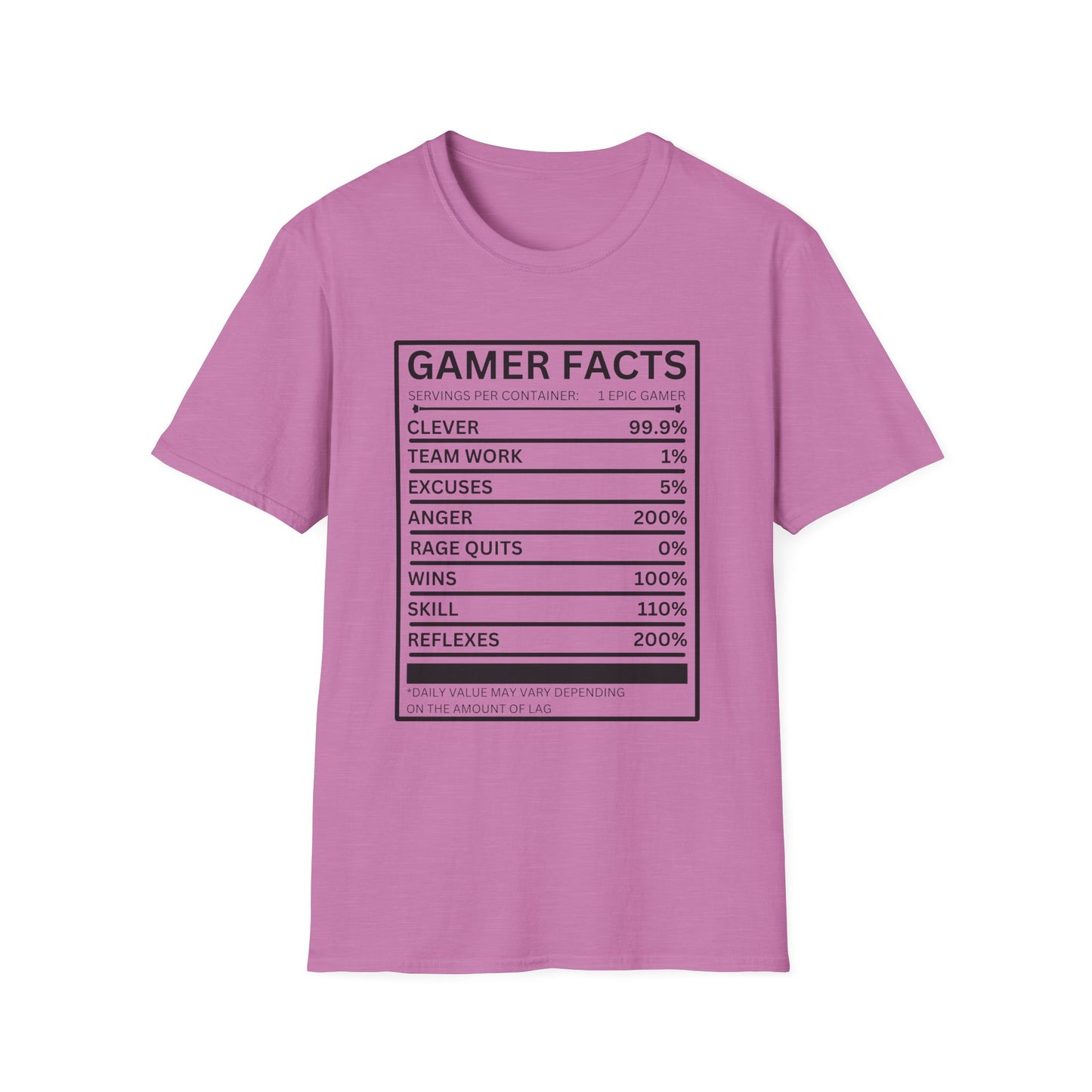 Gamer Facts- Women's Softstyle T-Shirt