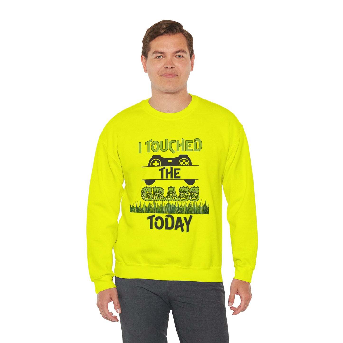 I Touched the Grass- Men's Sweatshirt