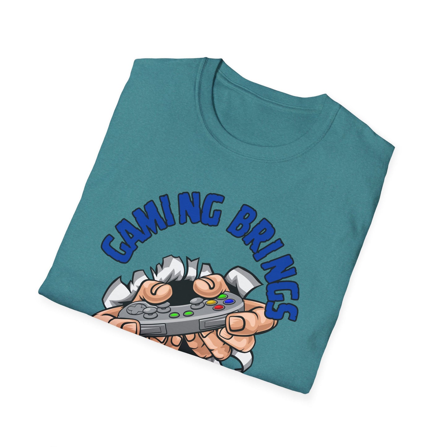 Gaming Brings People Together- Men's Softstyle T-Shirt