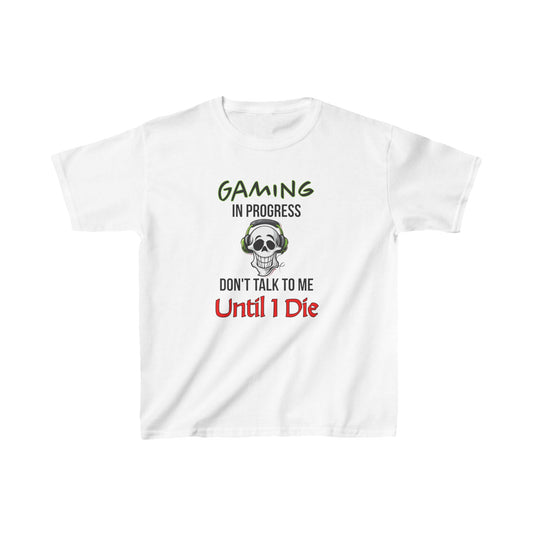 Gaming In Progress- Kids Heavy Cotton™ Tee