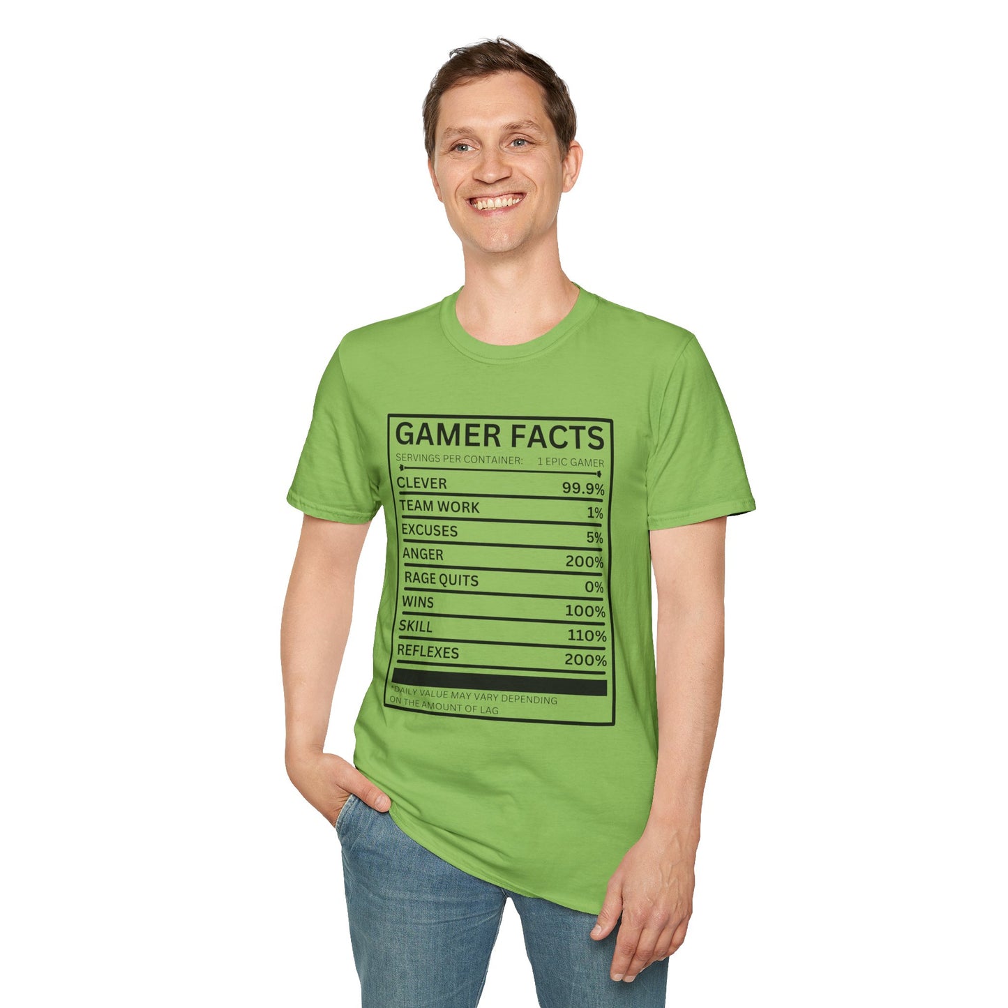 Gamer Facts- Men's Softstyle T-Shirt