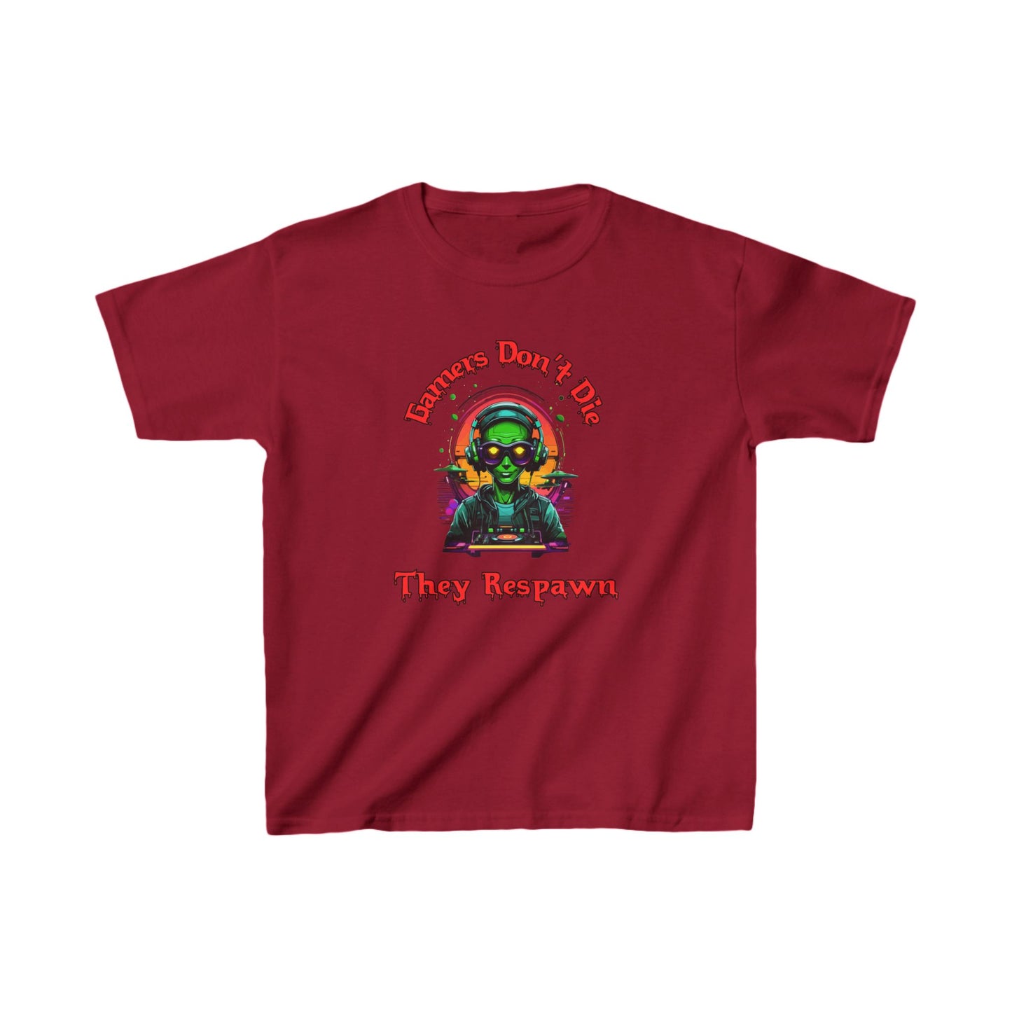 Gamers Don't Die- Kids Heavy Cotton™ Tee