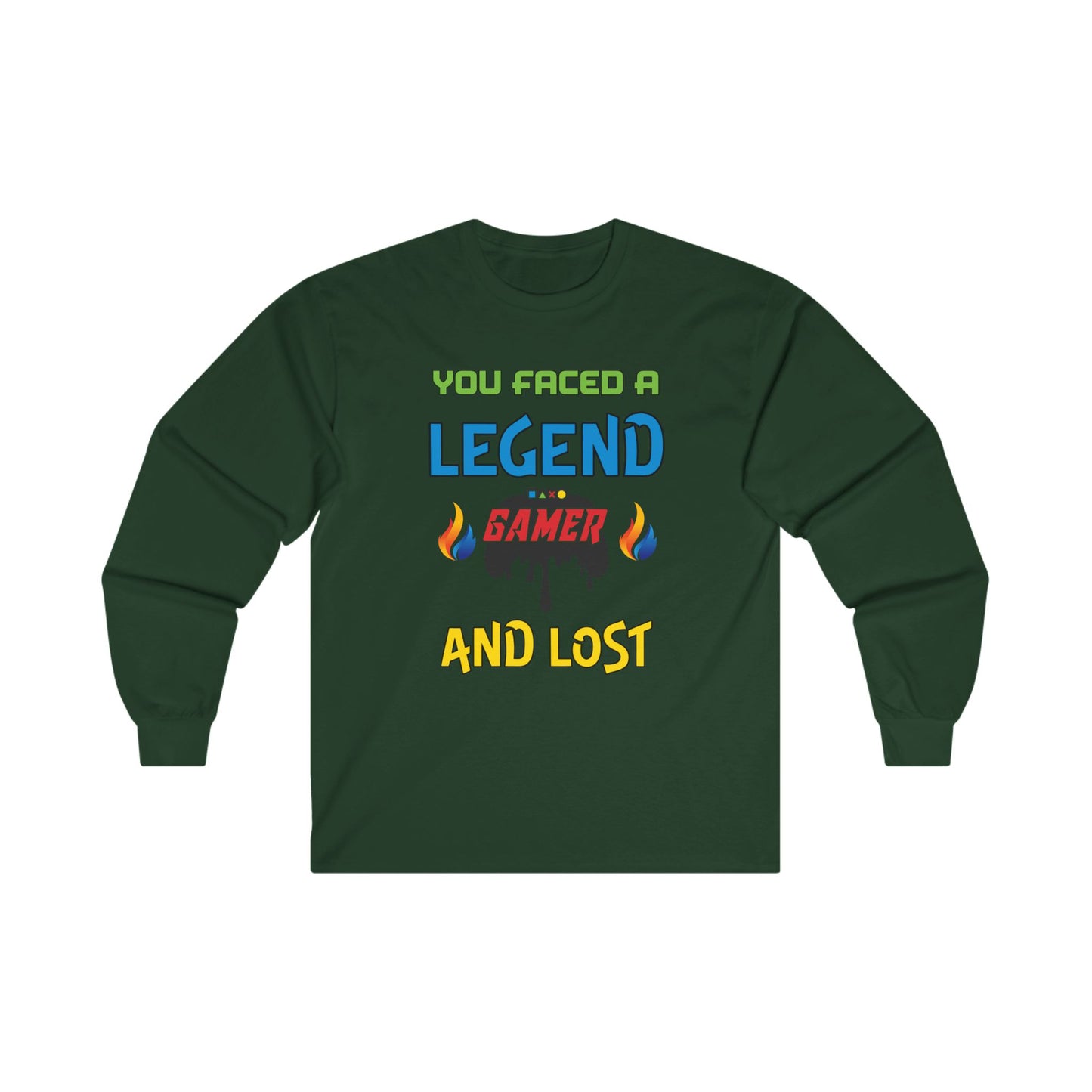 You Faced a Legend- Men's Long Sleeve Tee