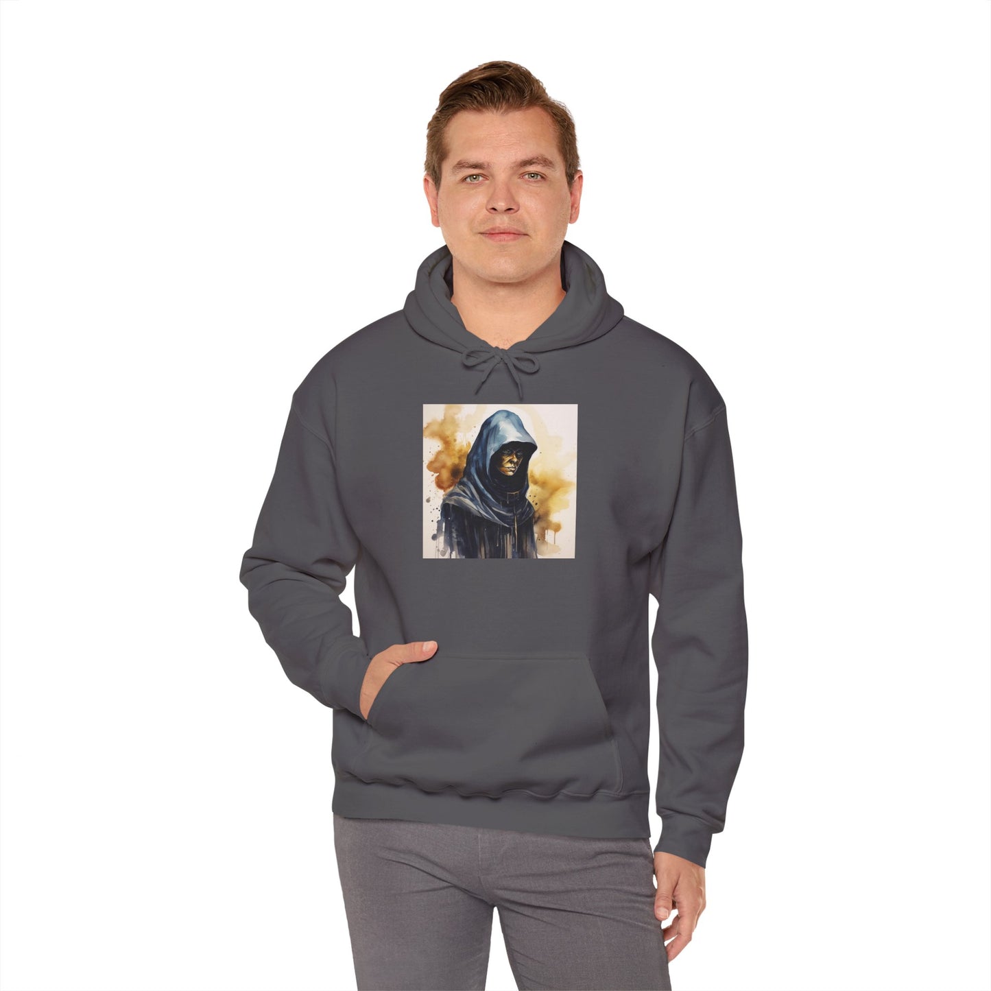 Hooded Figure- Men's Heavy Blend™ Hoodie