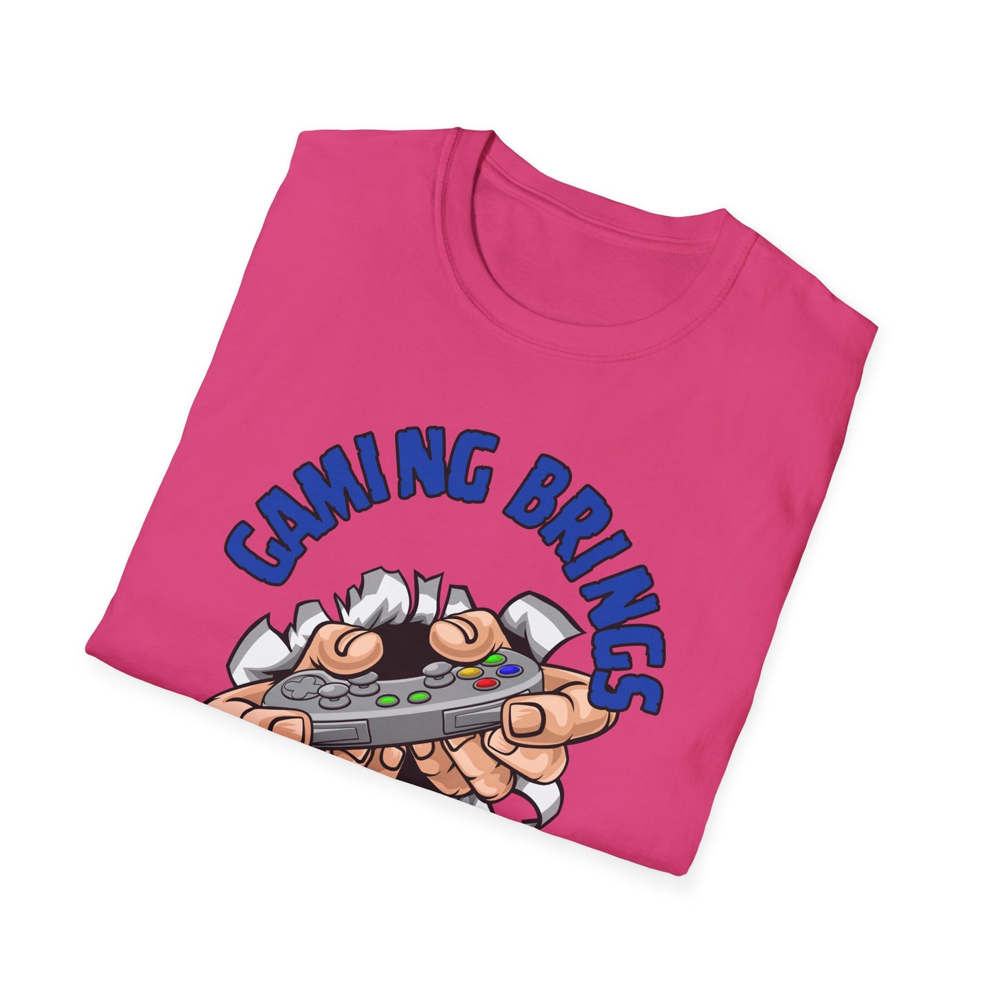 Gaming Brings People Together- Women's Softstyle T-Shirt