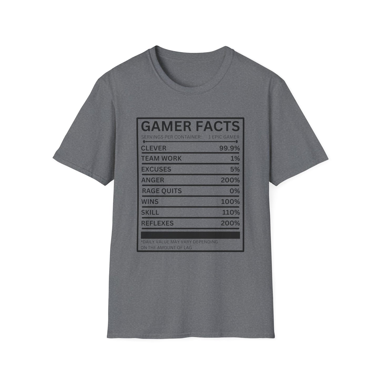 Gamer Facts- Men's Softstyle T-Shirt