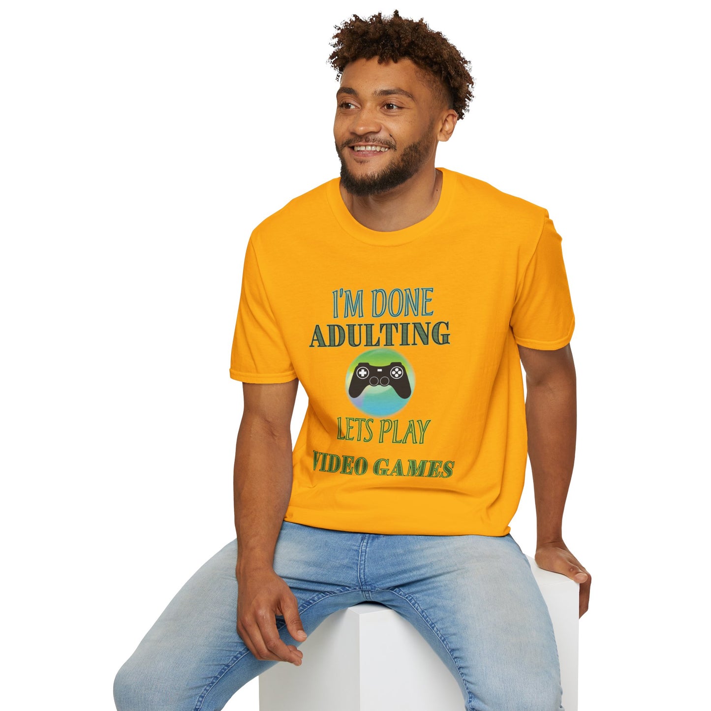 I'm Done Adulting- Men's Softstyle T-Shirt