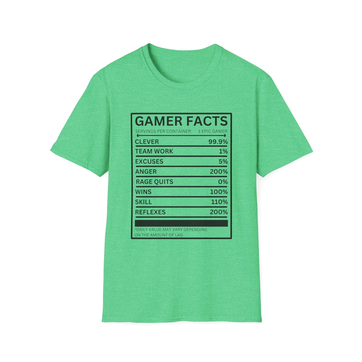 Gamer Facts- Women's Softstyle T-Shirt