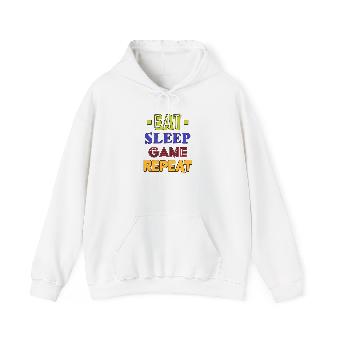 Eat Sleep Game Repeat- Men's Heavy Blend™ Hoodie