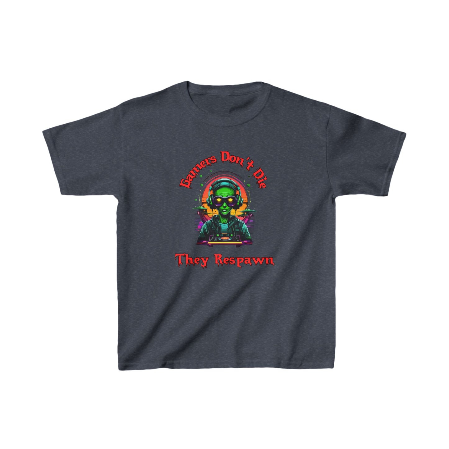 Gamers Don't Die- Kids Heavy Cotton™ Tee