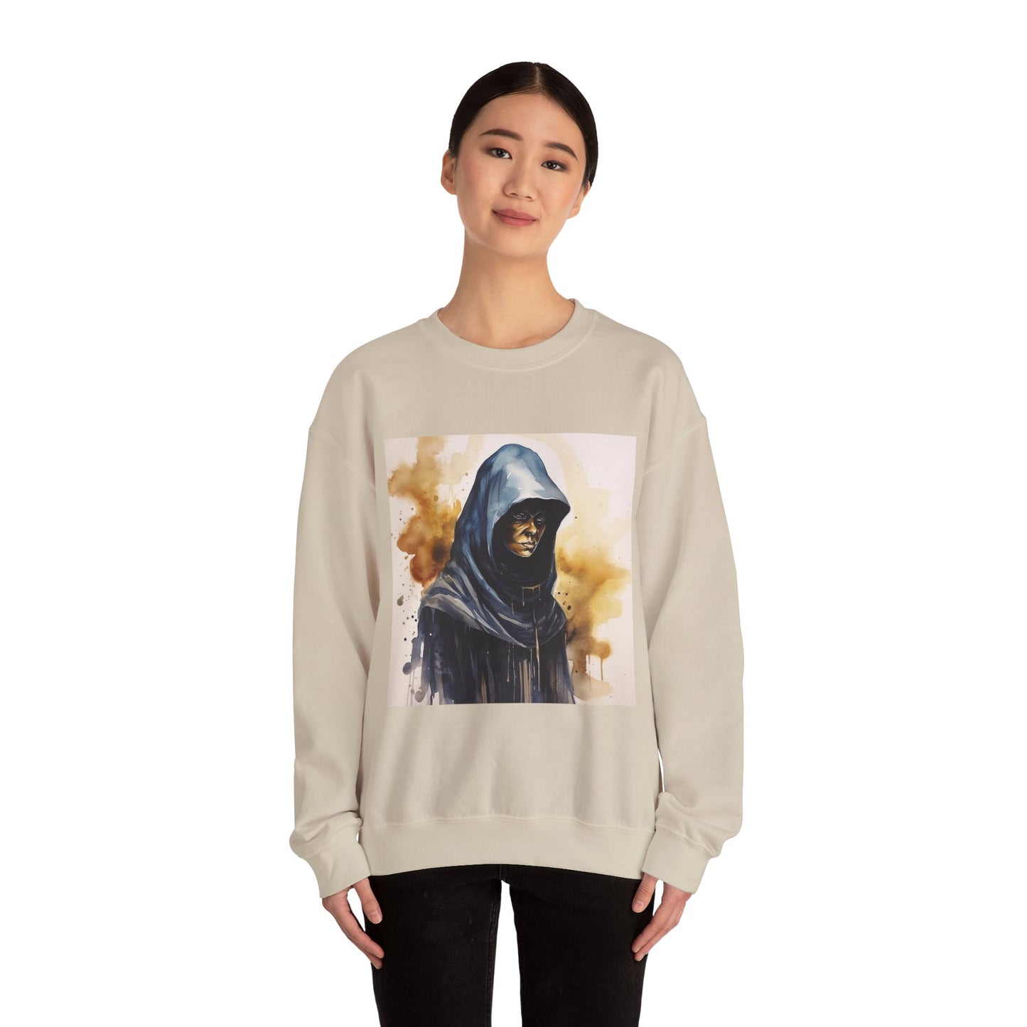 Hooded Figure- Women's Sweatshirt