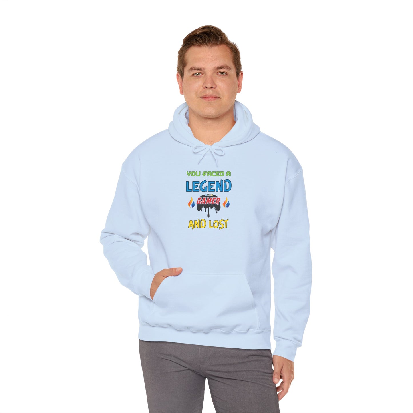 You Faced A Legend- Men's Heavy Blend™ Hoodie