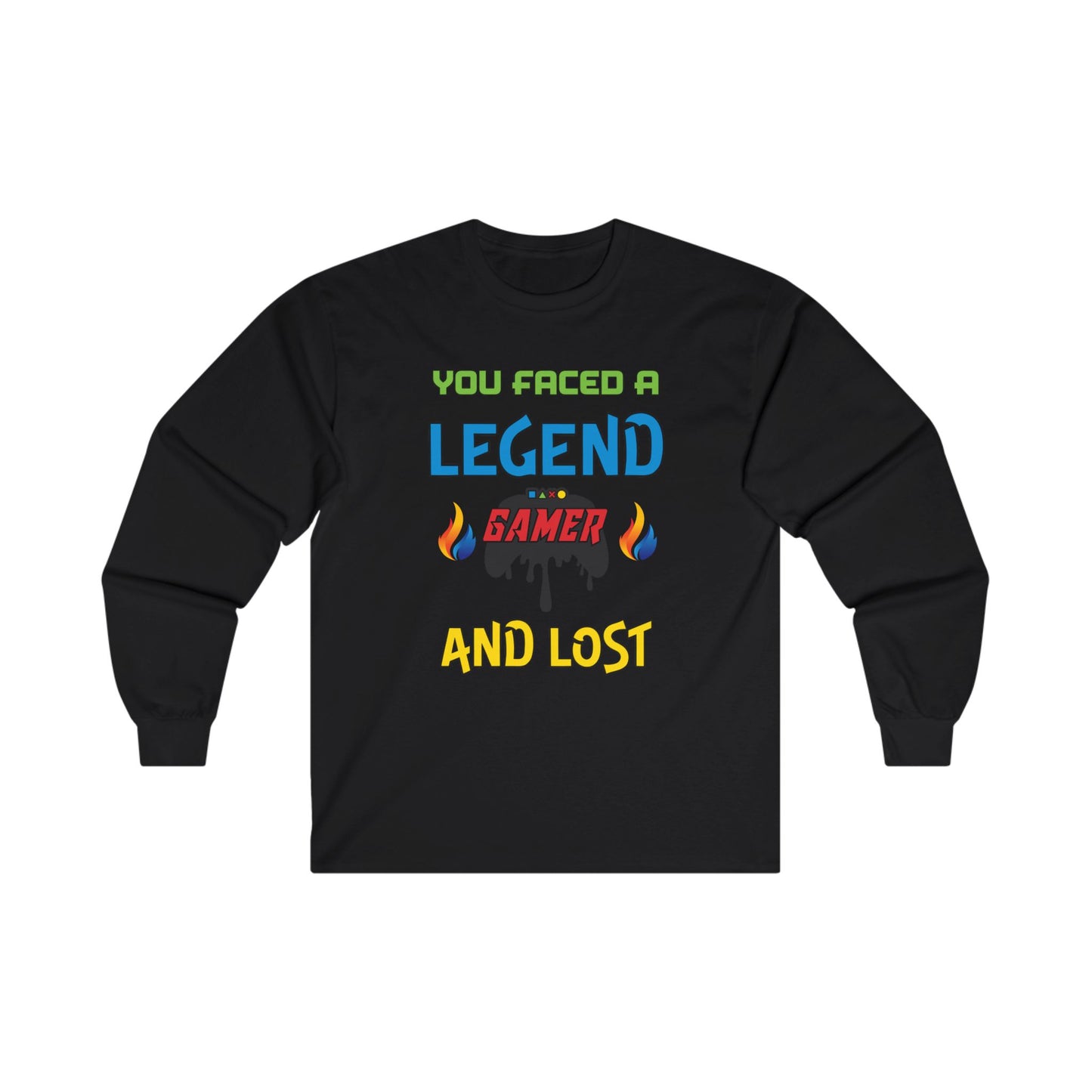 You Faced a Legend- Men's Long Sleeve Tee