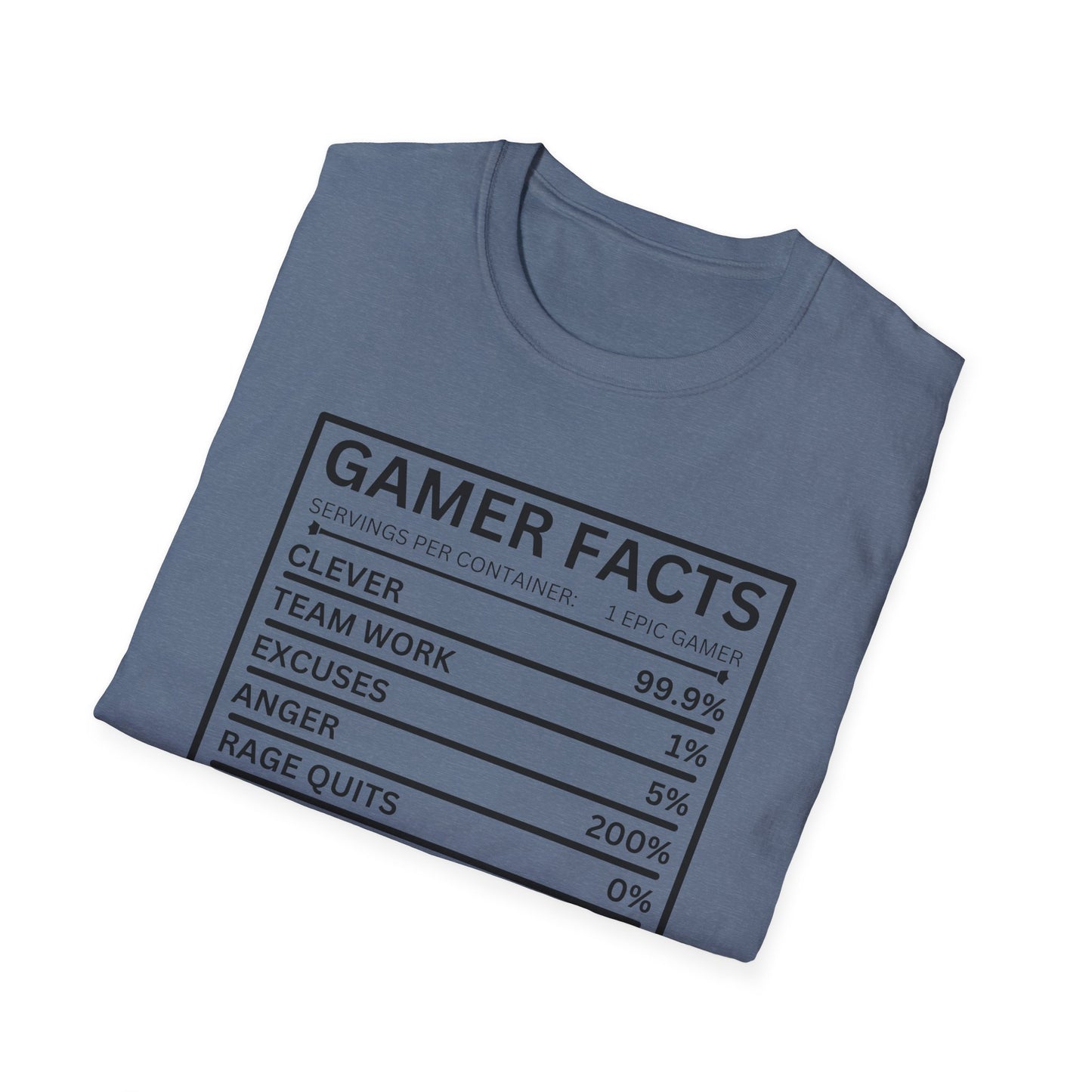 Gamer Facts- Women's Softstyle T-Shirt