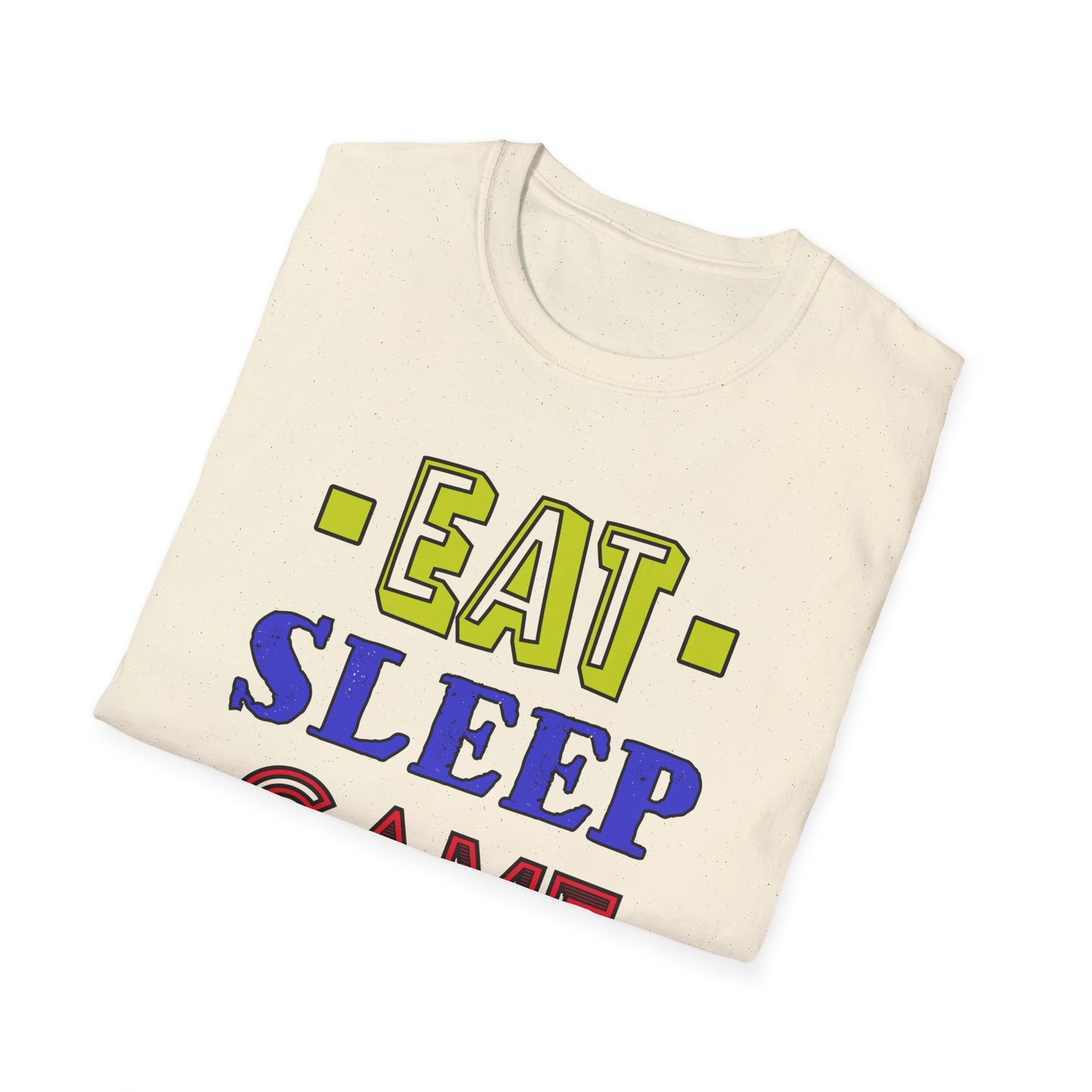 Eat Sleep Game Repeat- Men's Softstyle T-Shirt