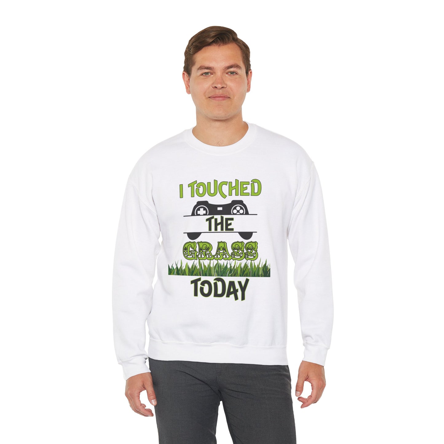 I Touched the Grass- Men's Sweatshirt