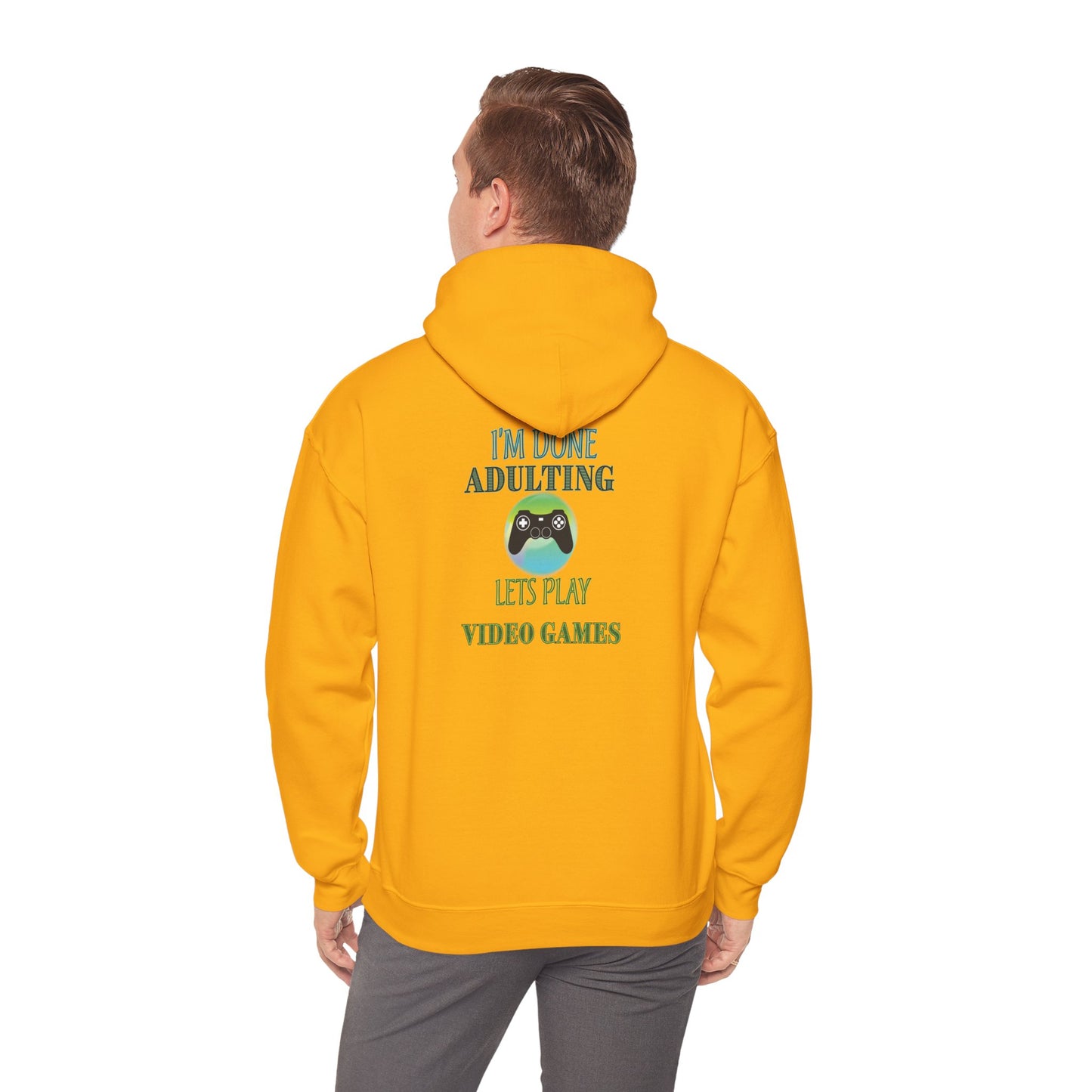 I'm Done Adulting- Men's Heavy Blend™ Hoodie