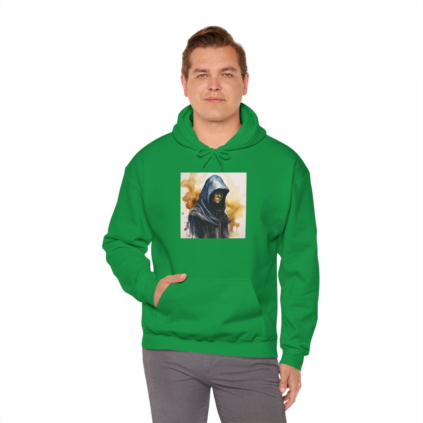 Hooded Figure- Men's Heavy Blend™ Hoodie