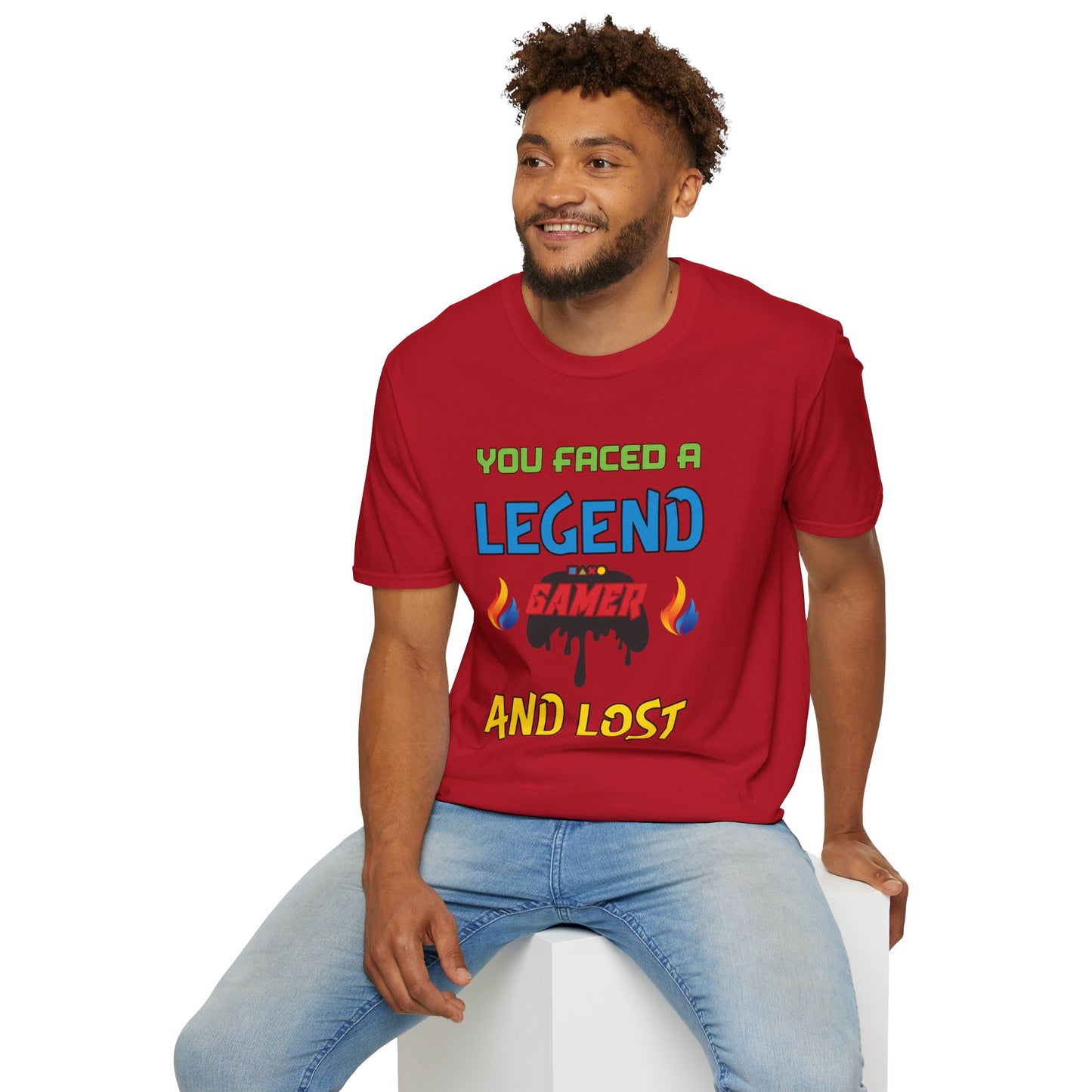 You Faced a Legend- Men's Softstyle T-Shirt