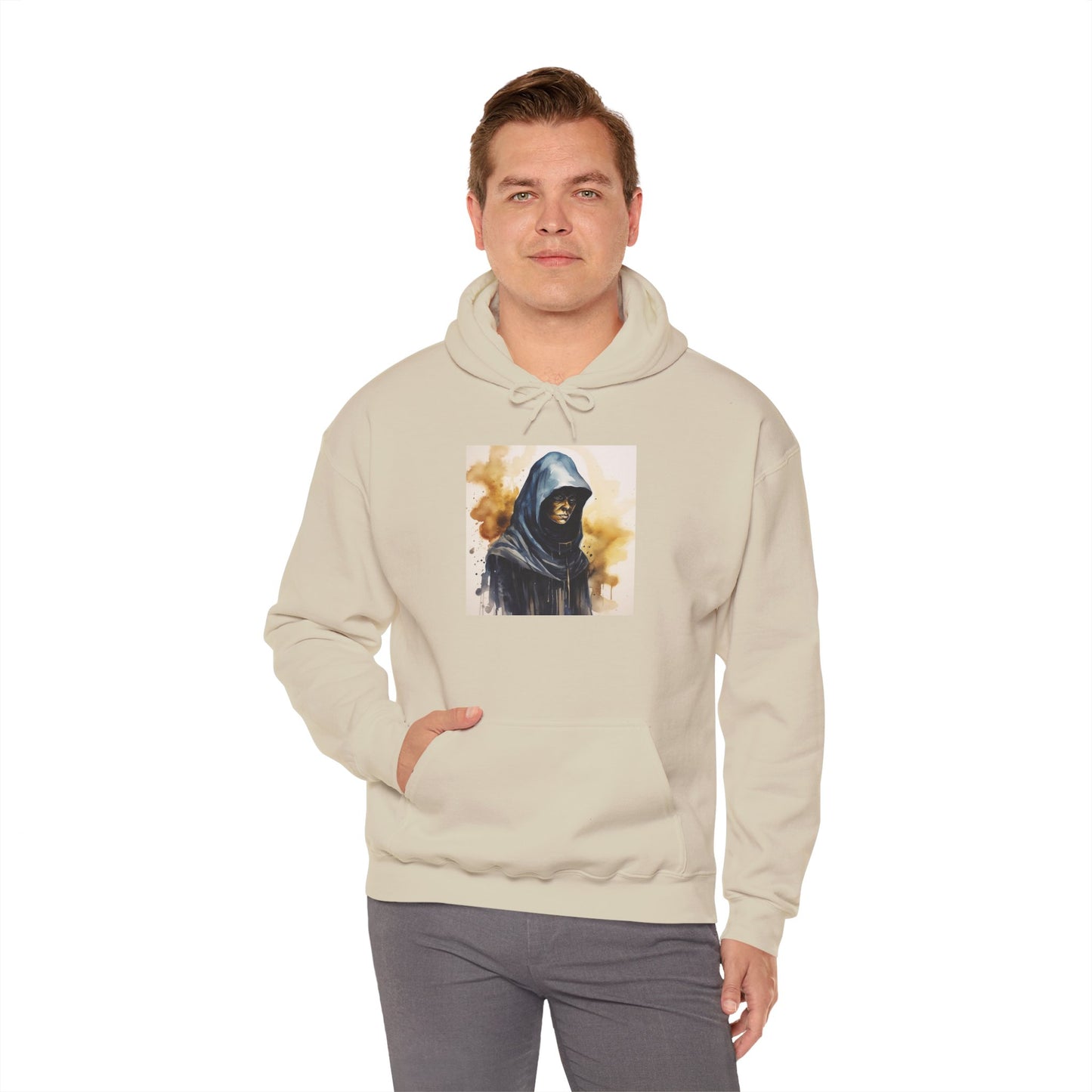 Hooded Figure- Men's Heavy Blend™ Hoodie