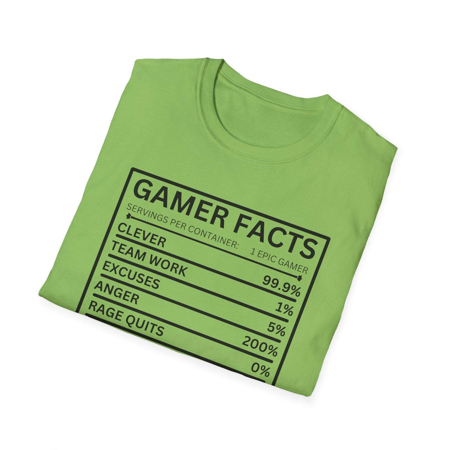 Gamer Facts- Men's Softstyle T-Shirt