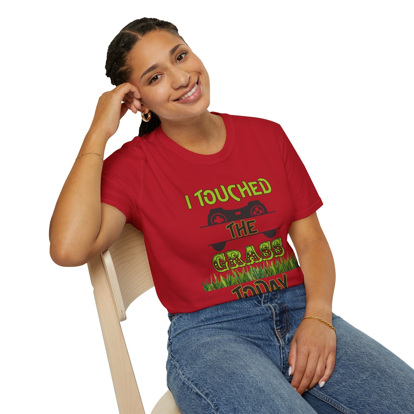 I Touched The Grass- Women's Softstyle T-Shirt