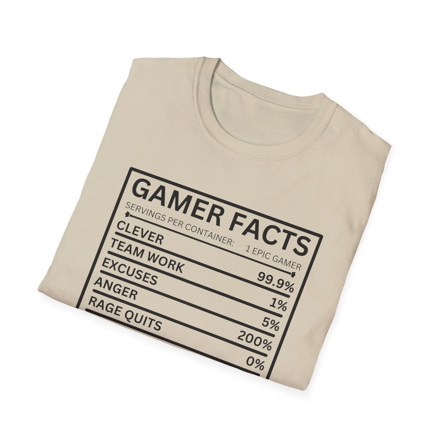 Gamer Facts- Women's Softstyle T-Shirt