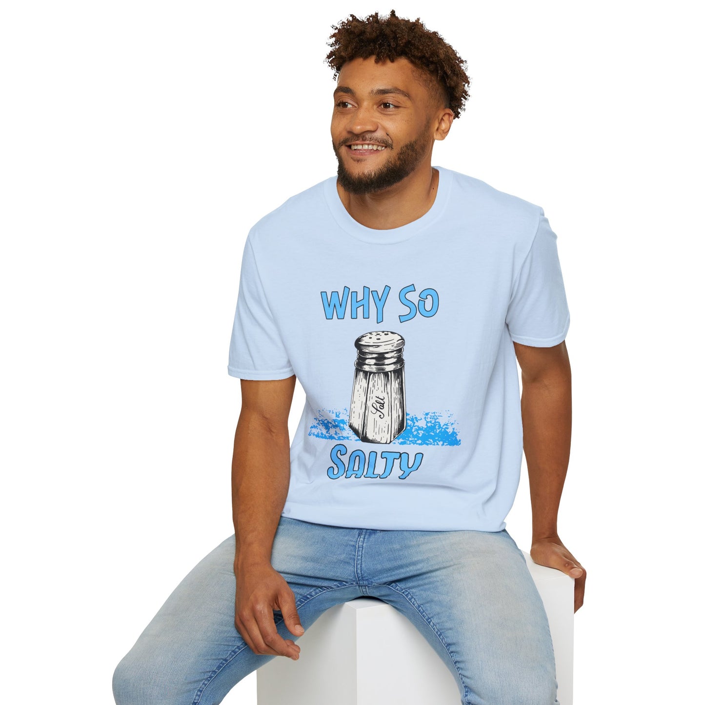 Why So Salty-  Men's Softstyle T-Shirt