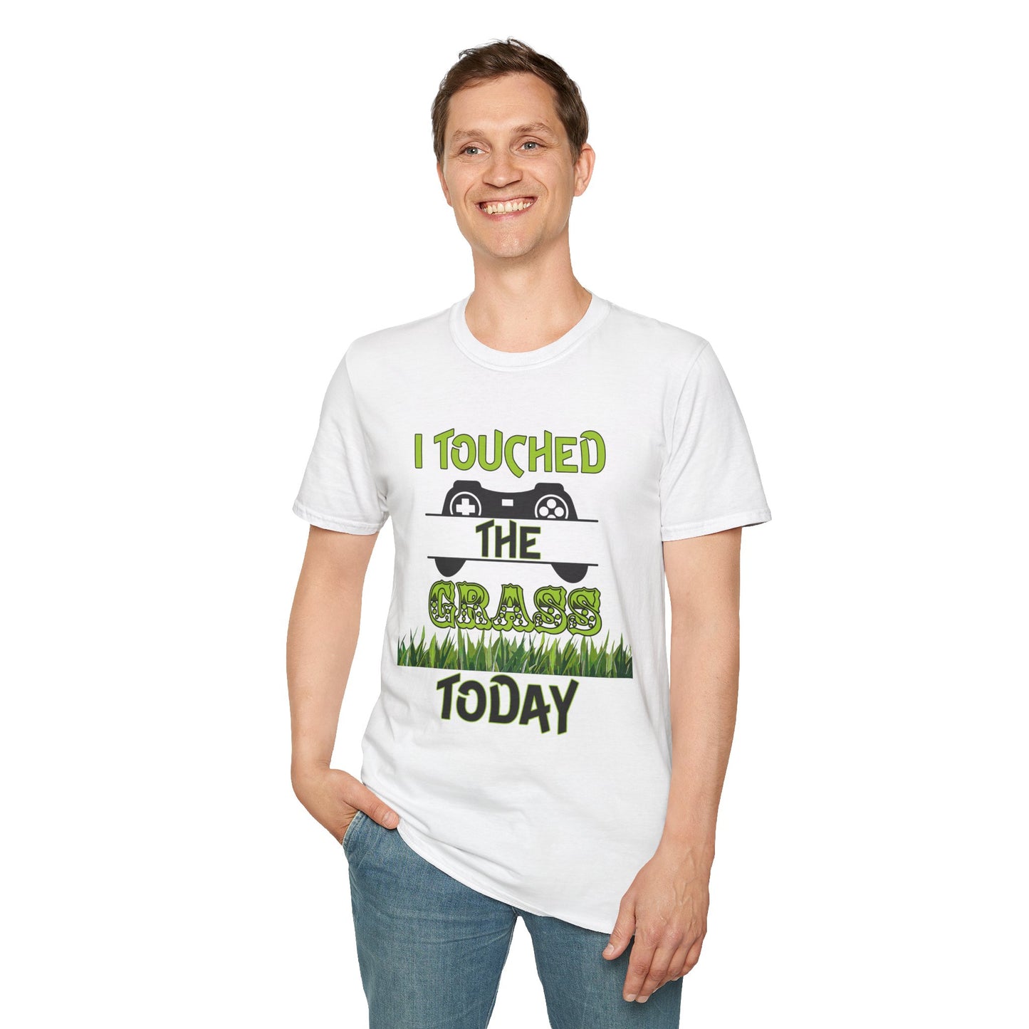 I Touched The Grass-  Men's Softstyle T-Shirt