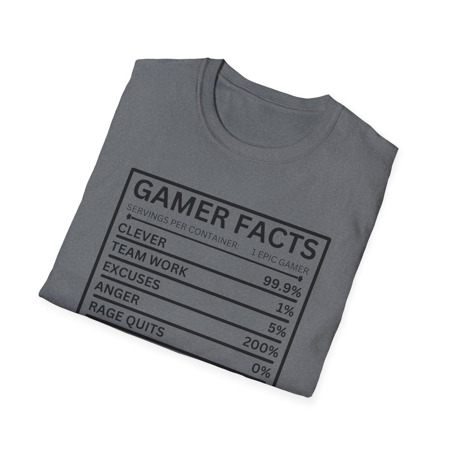 Gamer Facts- Men's Softstyle T-Shirt