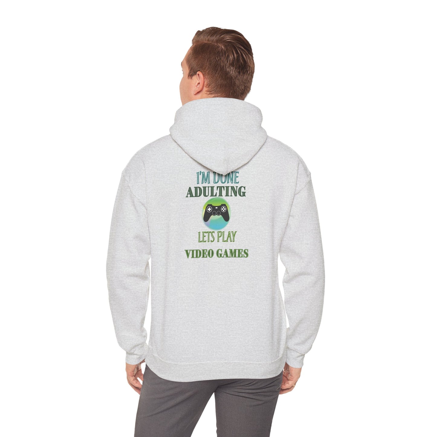 I'm Done Adulting- Men's Heavy Blend™ Hoodie