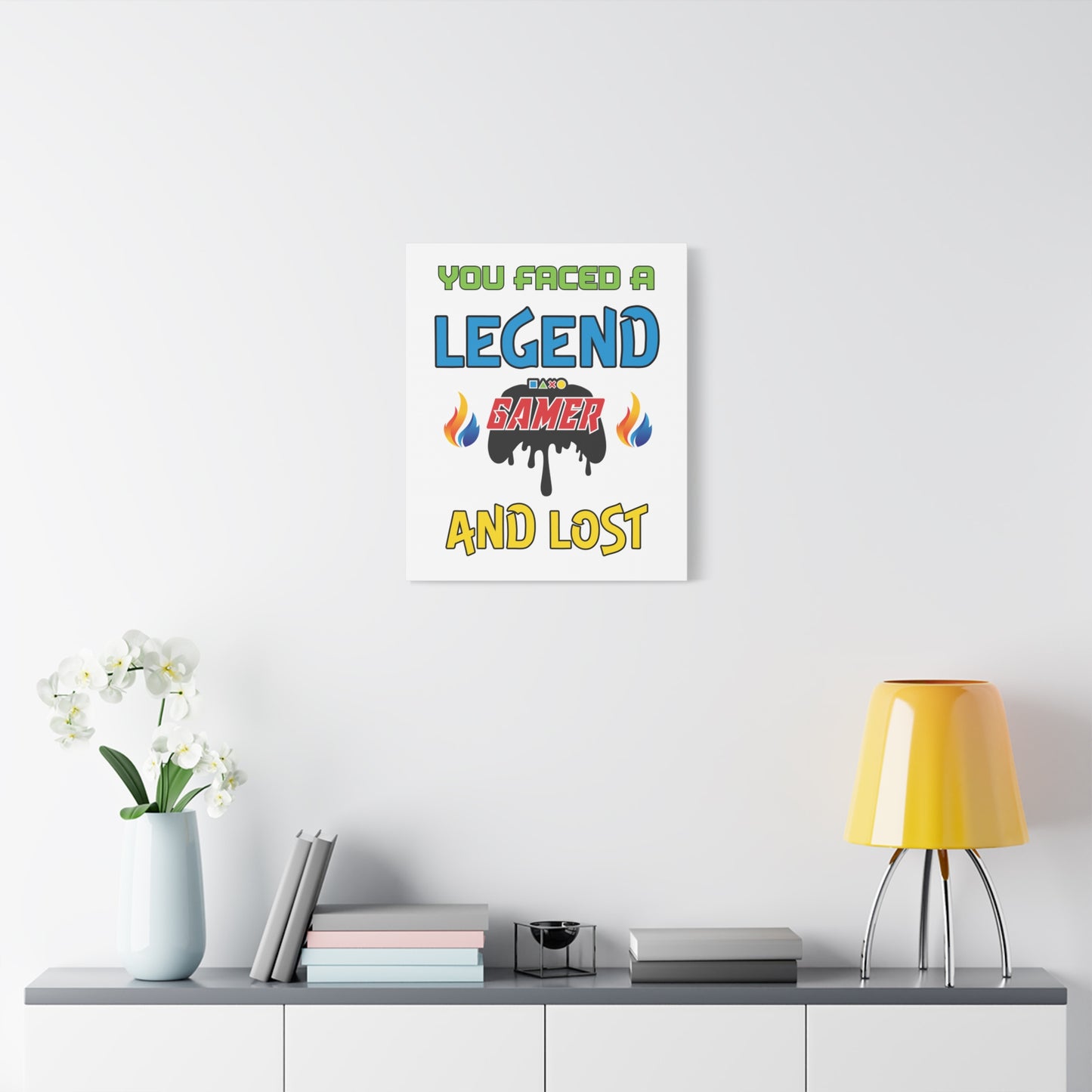 You Faced a Legend- Matte Canvas