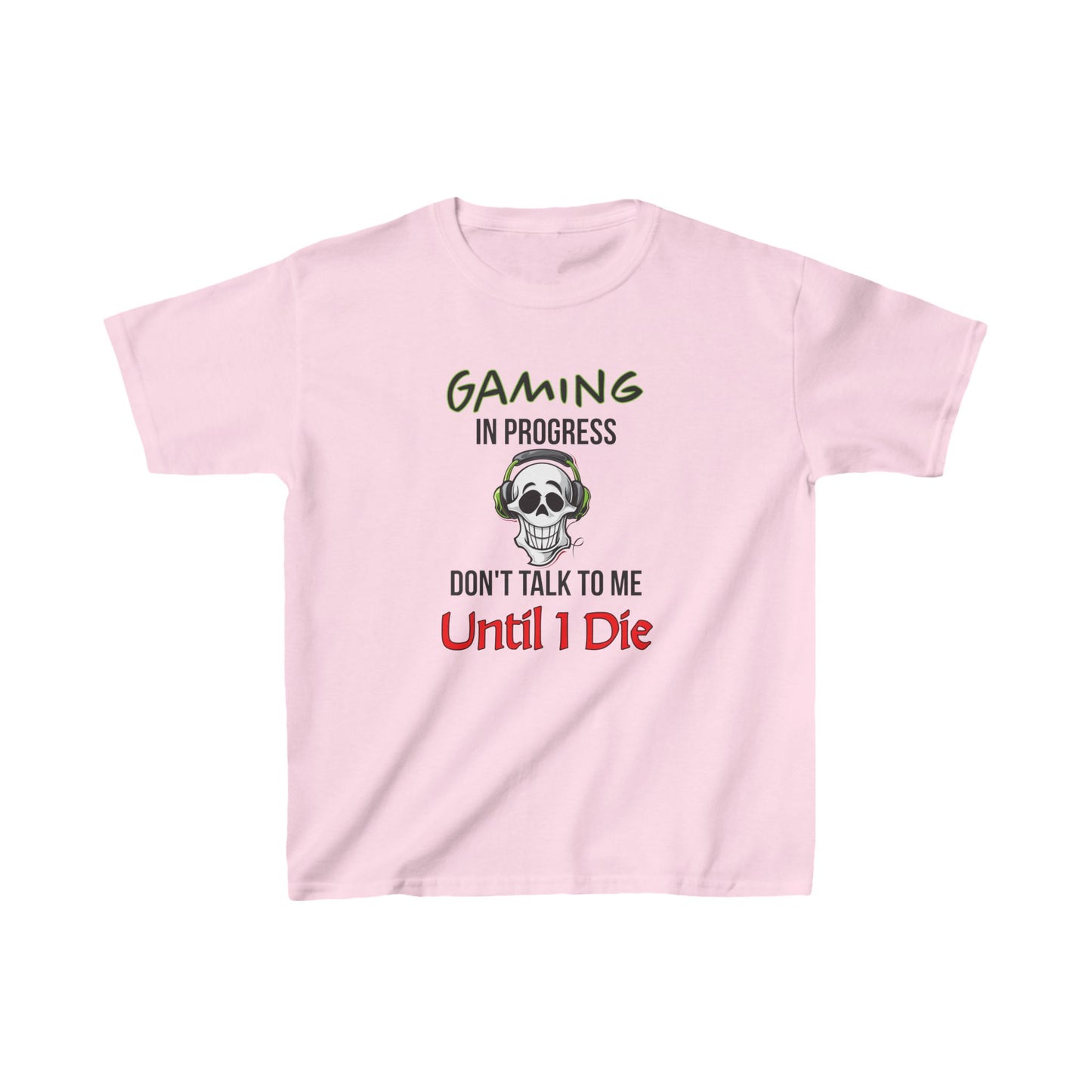 Gaming In Progress- Kids Heavy Cotton™ Tee