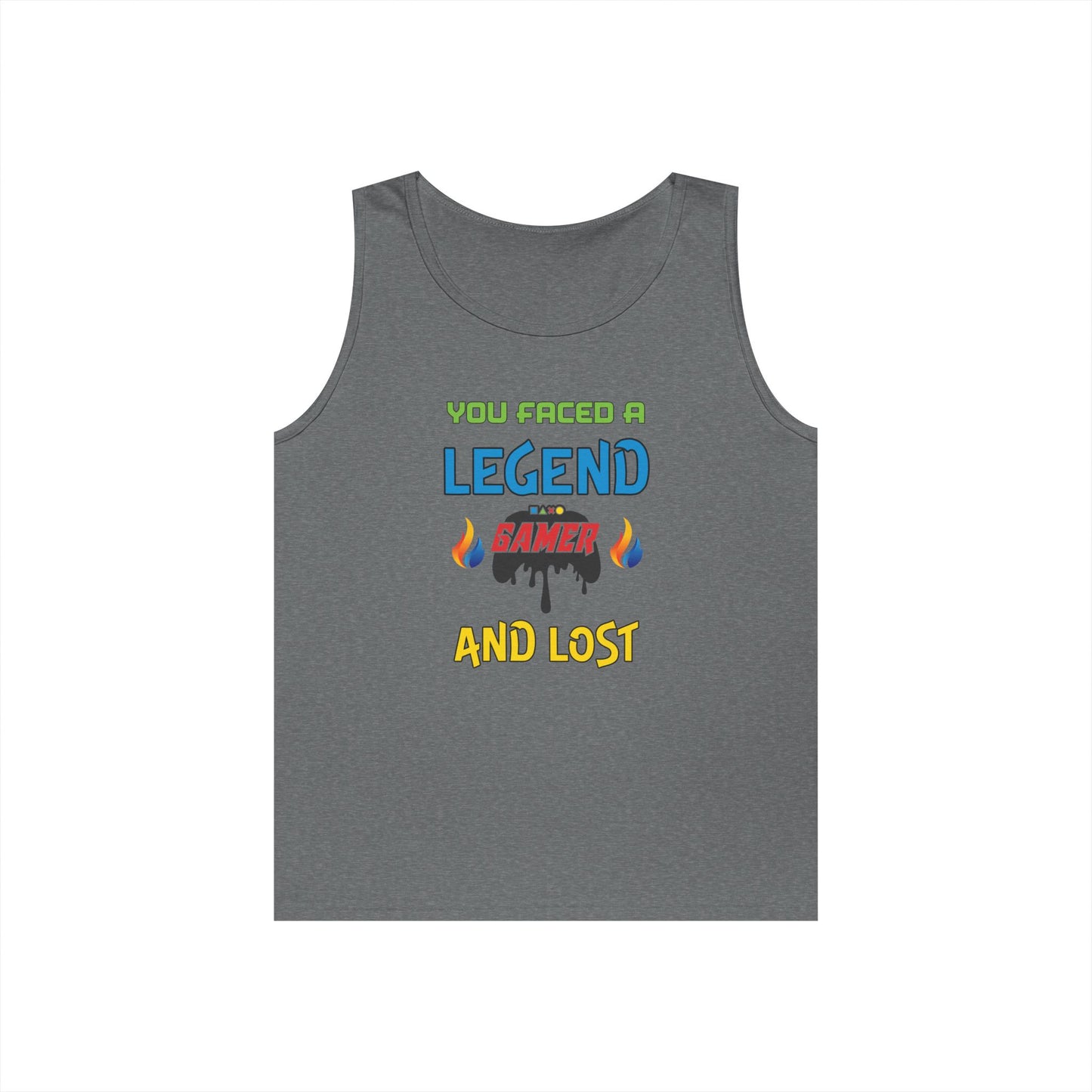 You Faced a Legend- Men's Cotton Tank Top