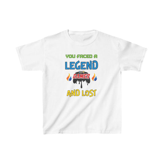 You Faced a Legend- Kids Heavy Cotton™ Tee