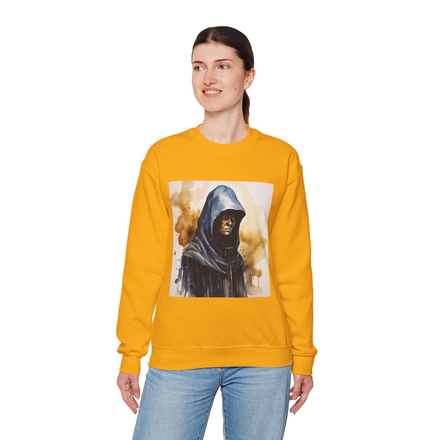 Hooded Figure- Women's Sweatshirt