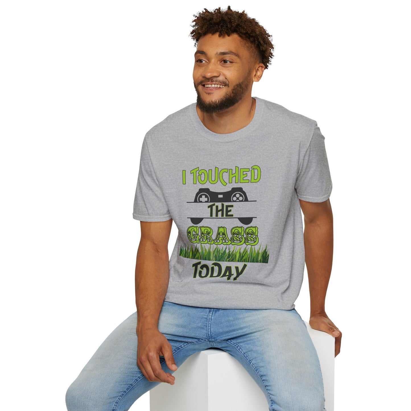 I Touched The Grass-  Men's Softstyle T-Shirt